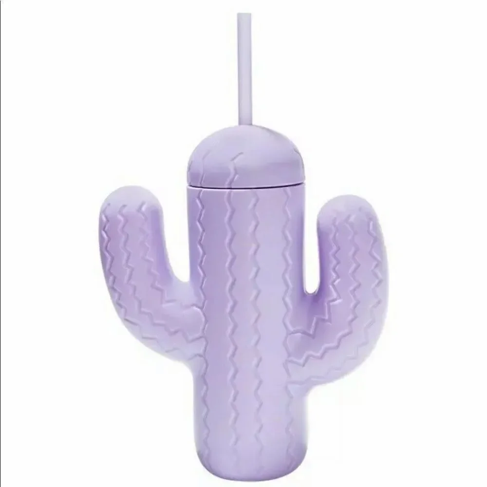 💜 Pink Sky Lookin' Sharp 21 Oz Cactus Sipper Cup